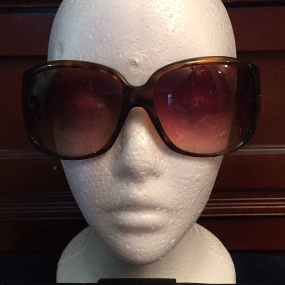 Designer DOLCE GABBANA sunglasses, brown color with Gold logo letters on arms.. - Picture 4 of 8